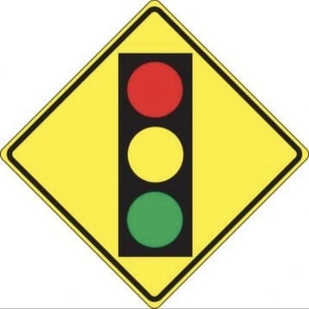 Accuform INTERSECTION WARNING SIGN SIGNAL FRW328RA FRW328RA